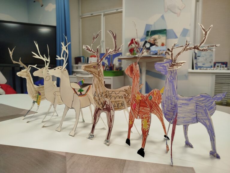 Изучаем жизнь северных оленей и мастерим