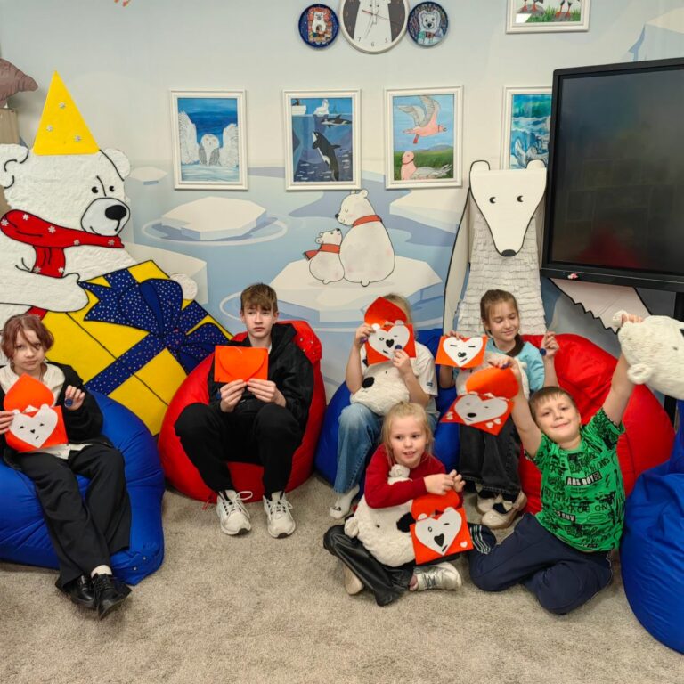 Творческое занятие в «Белом мишке» прошло сердечно