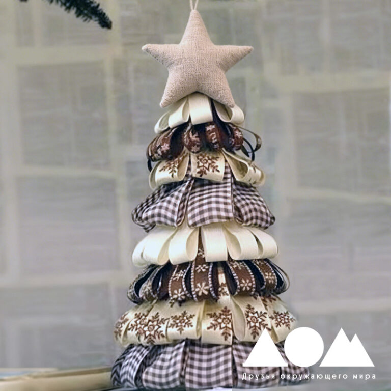 Ёлочка из ткани