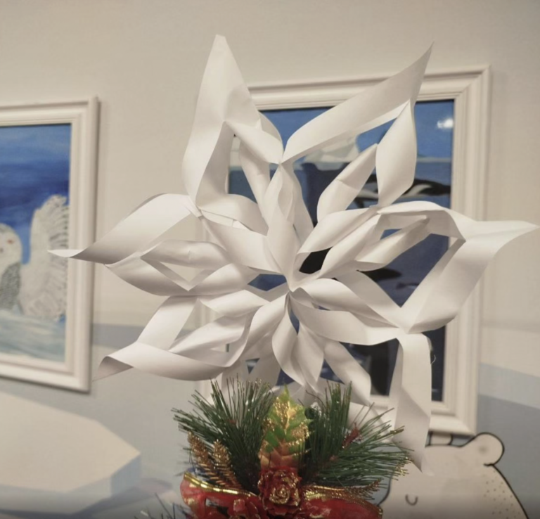 Мастер-класс «Гигантская снежинка»