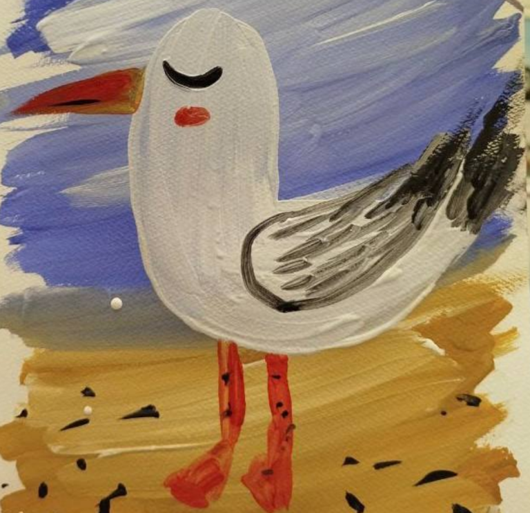 Мастер-класс «Серебристая чайка»