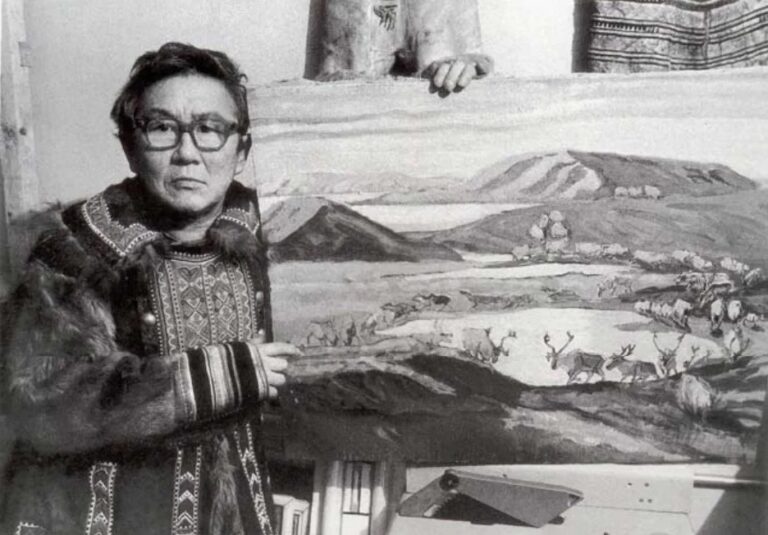 История первого профессионального долганского художника Бориса Молчанова