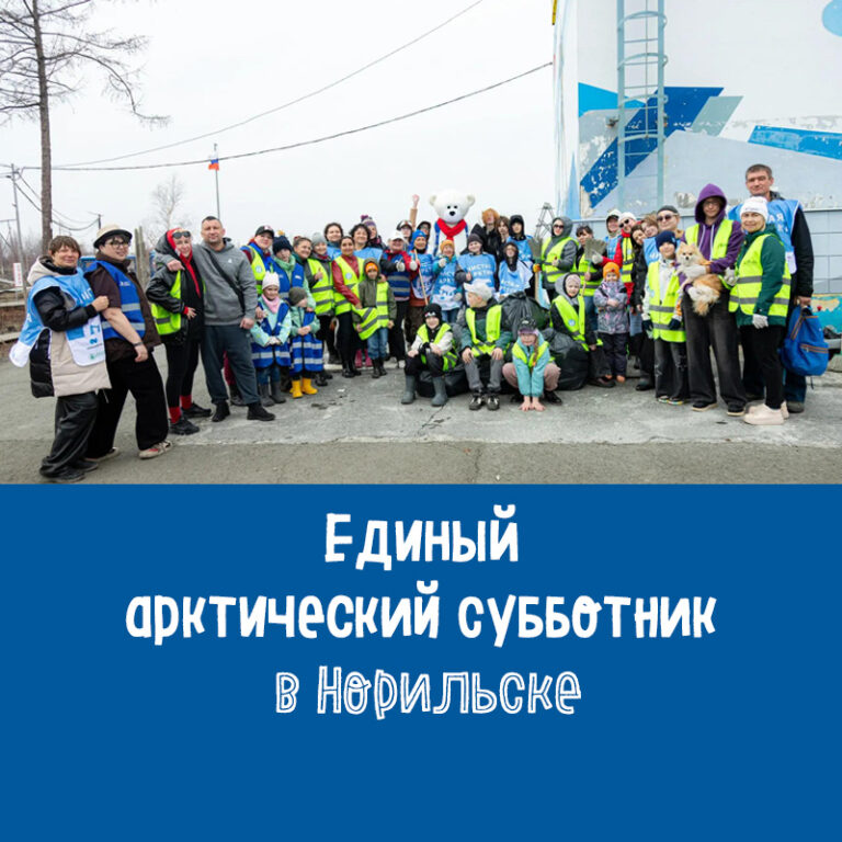 Окунитесь в атмосферу Единого арктического субботника в Норильске!